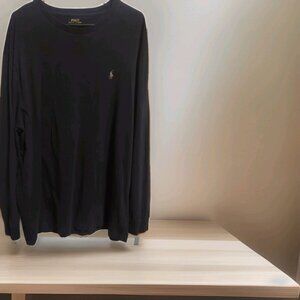 Polo‎ Ralph Lauren Mens, LS, Soft Cotton T Shirt Size XXL Classic Fit Blue